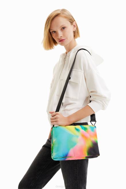 Midsize tie-dye crossbody bag Desigual Women 2ZPR611 Accessory