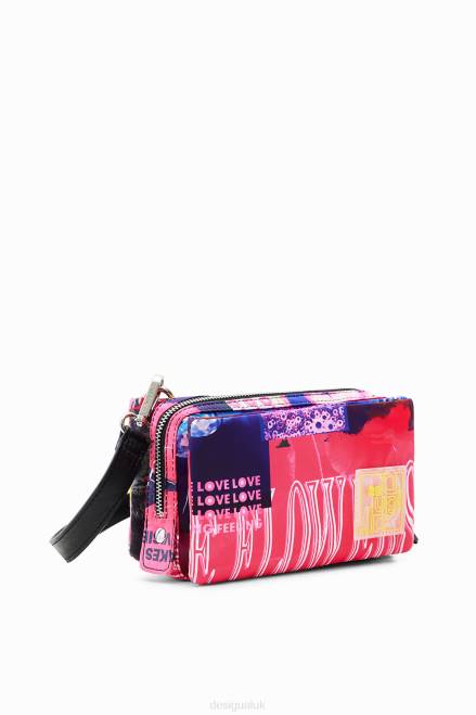Small collage crossbody bag Desigual Women 2ZPR571 Accessory
