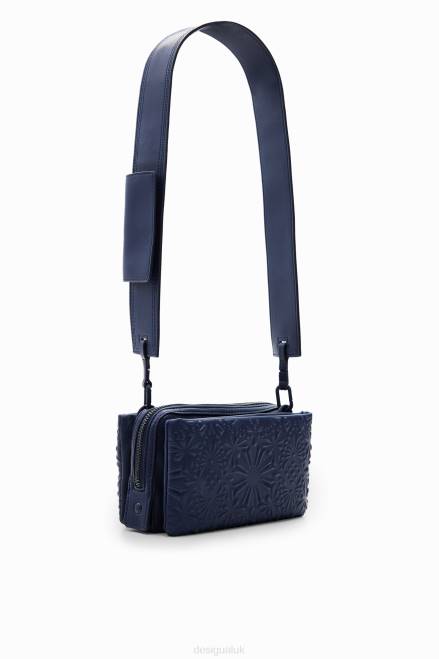 Small geometric embossed crossbody bag Desigual Women 2ZPR1283 Accessory