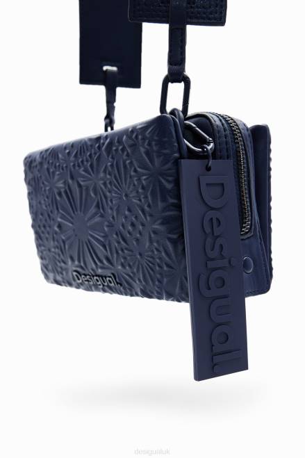 Small geometric embossed crossbody bag Desigual Women 2ZPR1283 Accessory