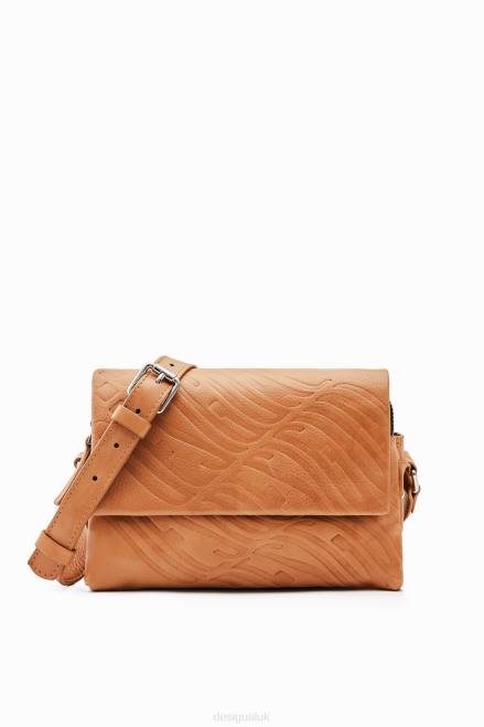 Small leather logo crossbody bag Desigual Women 2ZPR576 Accessory