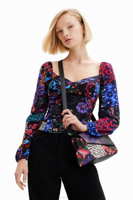 Small patchwork crossbody bag Desigual Women 2ZPR1202 Accessory