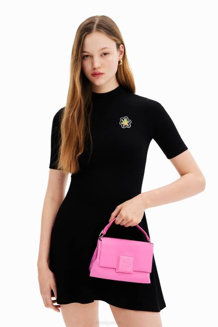 Small patent-leather crossbody bag Desigual Women 2ZPR1208 Accessory