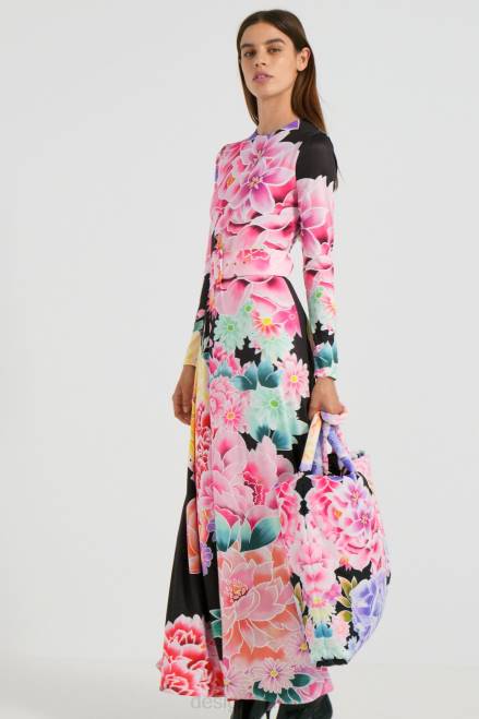 Floral oversized handbag Desigual Women 2ZPR378 Accessory