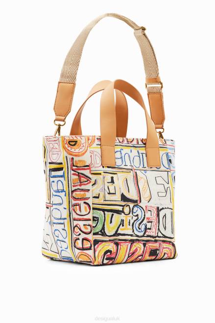 Midsize Disney\'s Mickey Mouse tote bag Desigual Women 2ZPR365 Accessory