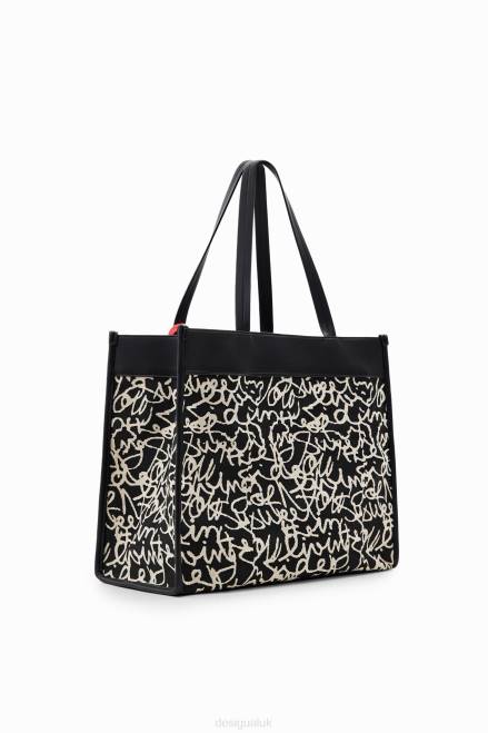 Midsize canvas tote bag Desigual Women 2ZPR1226 Accessory