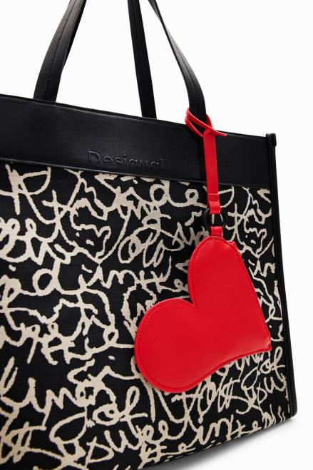 Midsize canvas tote bag Desigual Women 2ZPR1226 Accessory