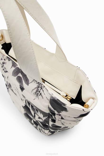 Midsize leaf tote bag Desigual Women 2ZPR1274 Accessory