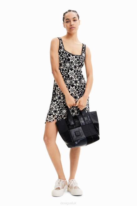 Midsize patchwork tote bag Desigual Women 2ZPR1320 Accessory