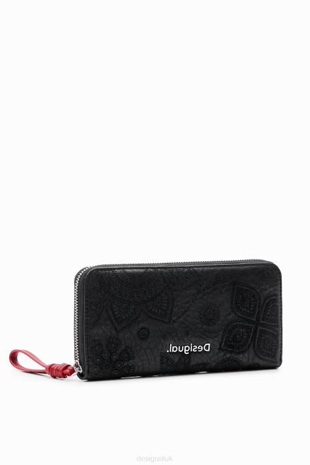 Large floral embroidery wallet Desigual Women 2ZPR1237 Accessory