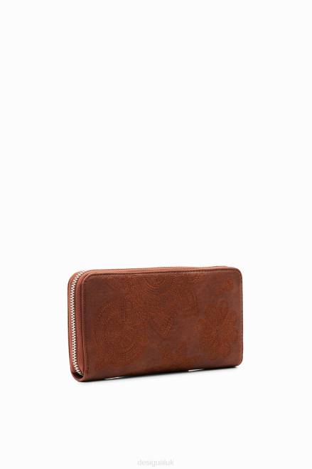 Large floral embroidery wallet Desigual Women 2ZPR1294 Accessory