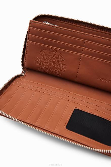 Large floral embroidery wallet Desigual Women 2ZPR1294 Accessory