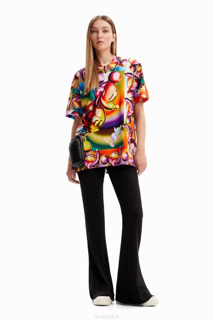 Leather-effect wallet smartphone pouch Desigual Women 2ZPR1252 Accessory