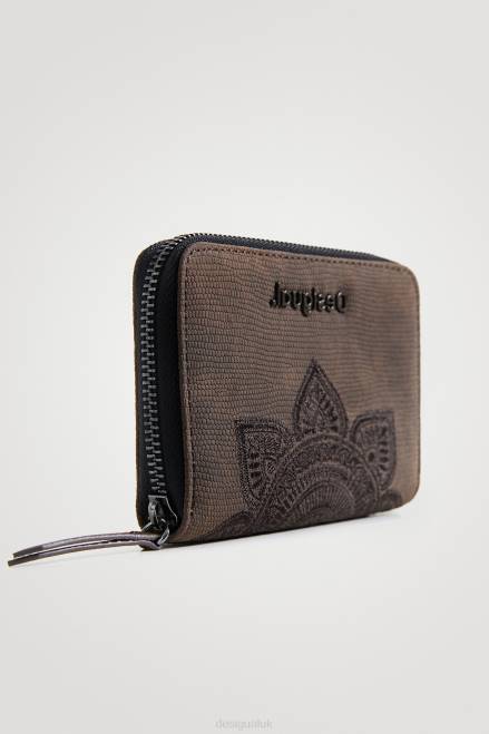 Reptile leather effect coin purse Desigual Women 2ZPR1380 Accessory