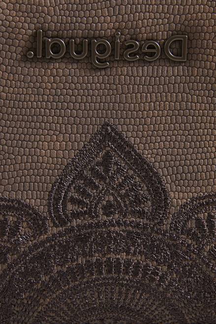 Reptile leather effect coin purse Desigual Women 2ZPR1380 Accessory