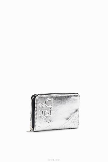 Small metallic patchwork wallet Desigual Women 2ZPR1318 Accessory