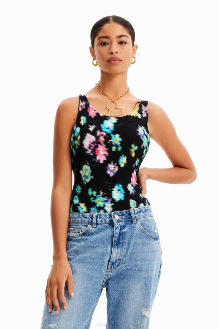 Ribbed strap bodysuit Desigual Women 2ZPR740 Clothing
