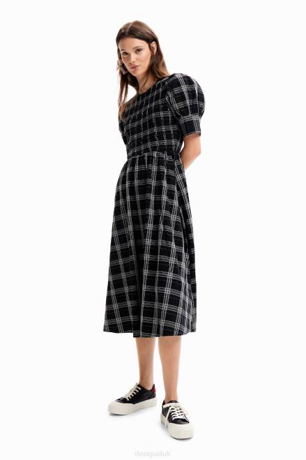 Check midi dress Desigual Women 2ZPR214 Clothing