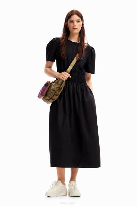 Combination midi dress Desigual Women 2ZPR151 Clothing