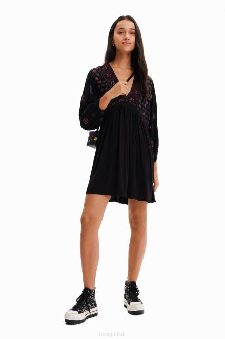 Ethnic-print short dress Desigual Women 2ZPR410 Clothing