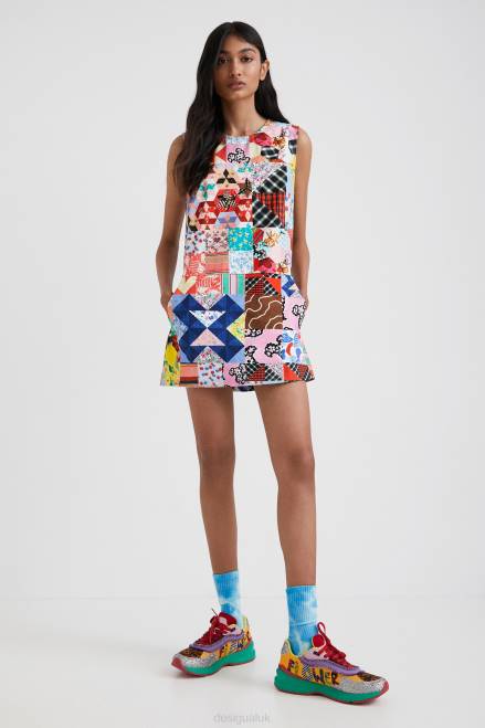 Johnson Hartig patchwork pinafore Desigual Women 2ZPR670 Clothing