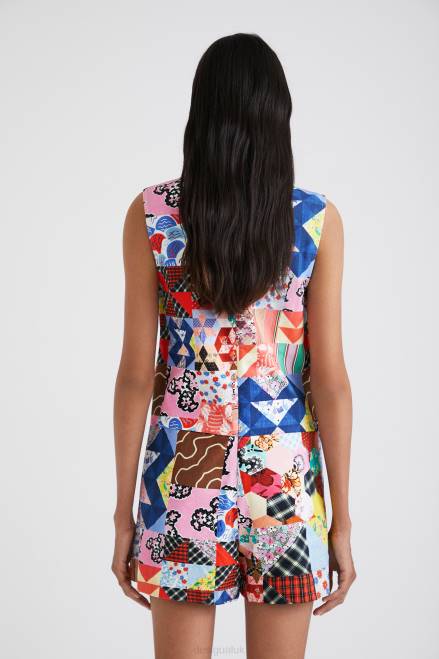 Johnson Hartig patchwork pinafore Desigual Women 2ZPR670 Clothing
