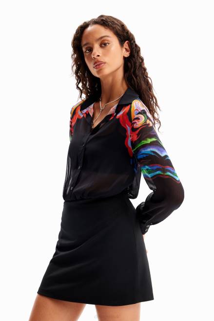 M. Christian Lacroix combination short dress Desigual Women 2ZPR13 Clothing