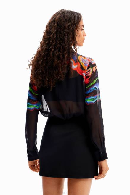 M. Christian Lacroix combination short dress Desigual Women 2ZPR13 Clothing