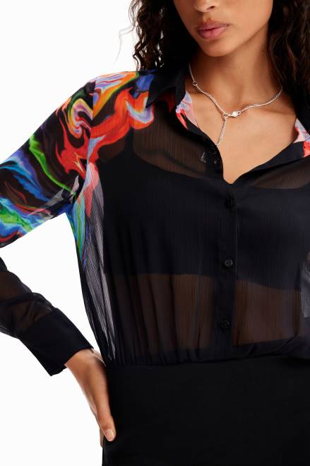 M. Christian Lacroix combination short dress Desigual Women 2ZPR13 Clothing