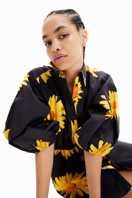 M. Christian Lacroix daisy shirt dress Desigual Women 2ZPR862 Clothing