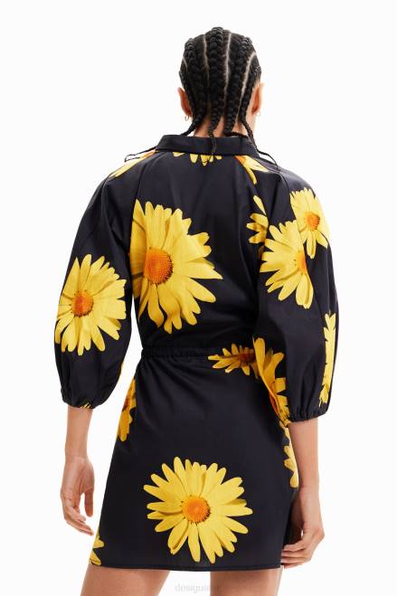 M. Christian Lacroix daisy shirt dress Desigual Women 2ZPR862 Clothing