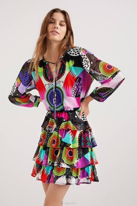 M. Christian Lacroix layered dress Desigual Women 2ZPR685 Clothing