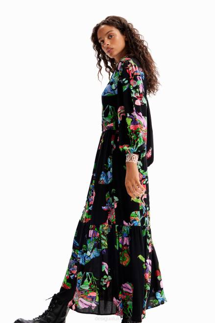 M. Christian Lacroix midi shirt dress Desigual Women 2ZPR135 Clothing