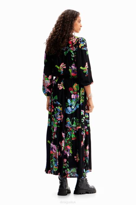 M. Christian Lacroix midi shirt dress Desigual Women 2ZPR135 Clothing