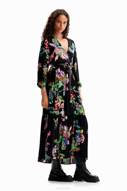 M. Christian Lacroix midi shirt dress Desigual Women 2ZPR135 Clothing