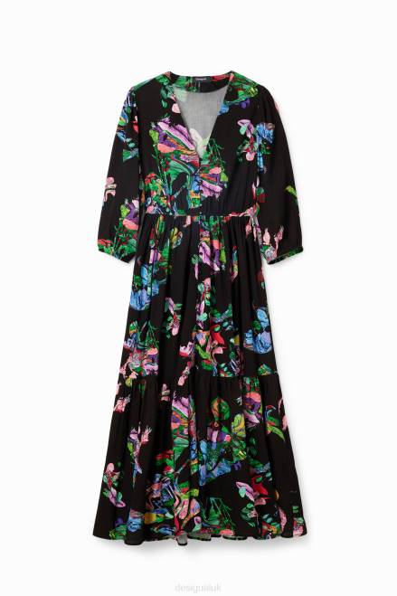 M. Christian Lacroix midi shirt dress Desigual Women 2ZPR135 Clothing