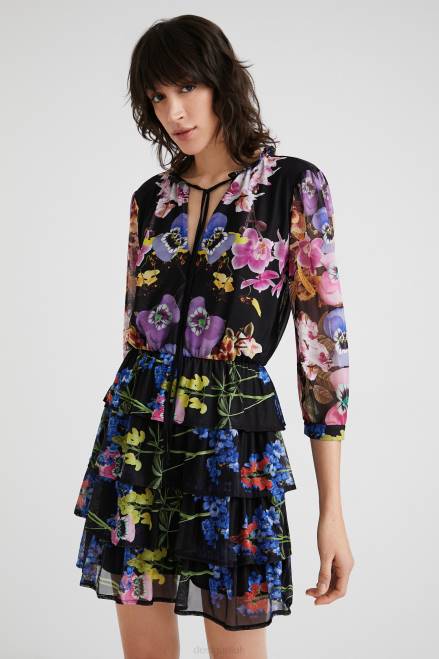 M. Christian Lacroix orchid dress Desigual Women 2ZPR949 Clothing