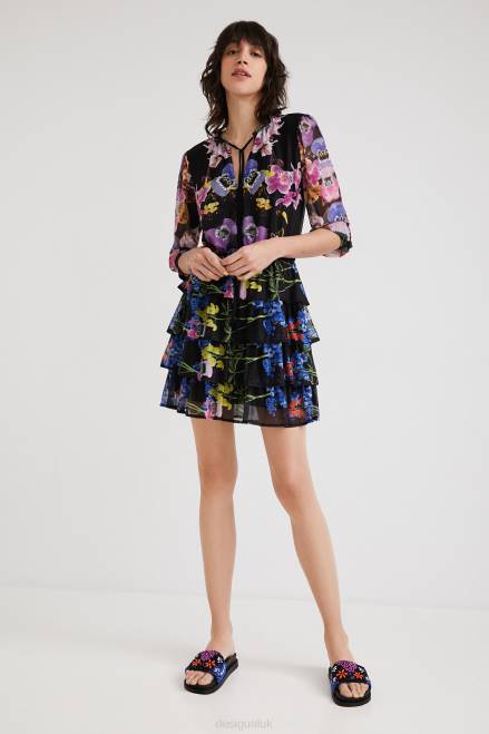 M. Christian Lacroix orchid dress Desigual Women 2ZPR949 Clothing