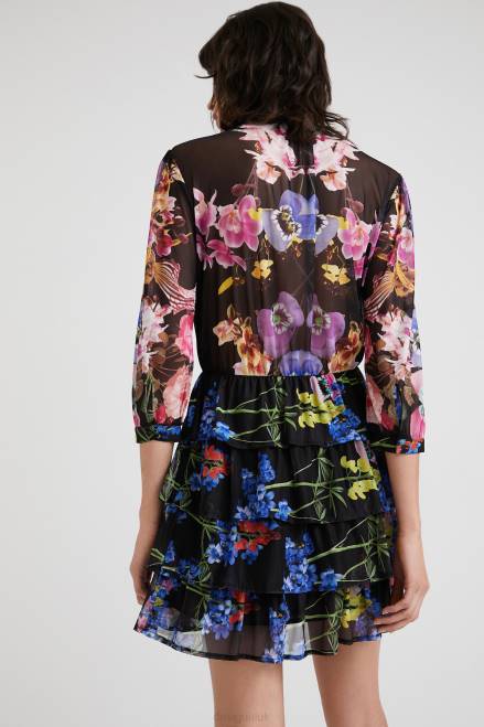 M. Christian Lacroix orchid dress Desigual Women 2ZPR949 Clothing