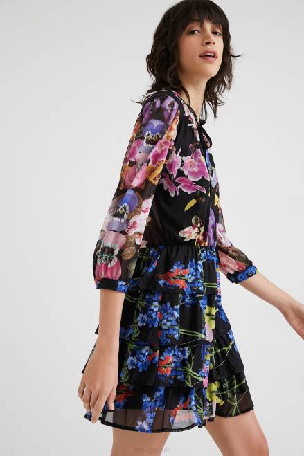 M. Christian Lacroix orchid dress Desigual Women 2ZPR949 Clothing