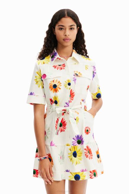 M. Christian Lacroix short floral shirt dress Desigual Women 2ZPR120 Clothing