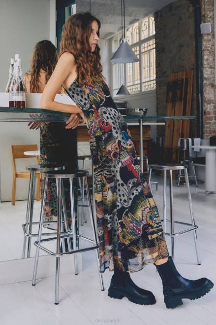 M. Christian Lacroix tapestry midi dress Desigual Women 2ZPR91 Clothing