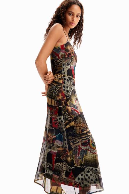 M. Christian Lacroix tapestry midi dress Desigual Women 2ZPR91 Clothing