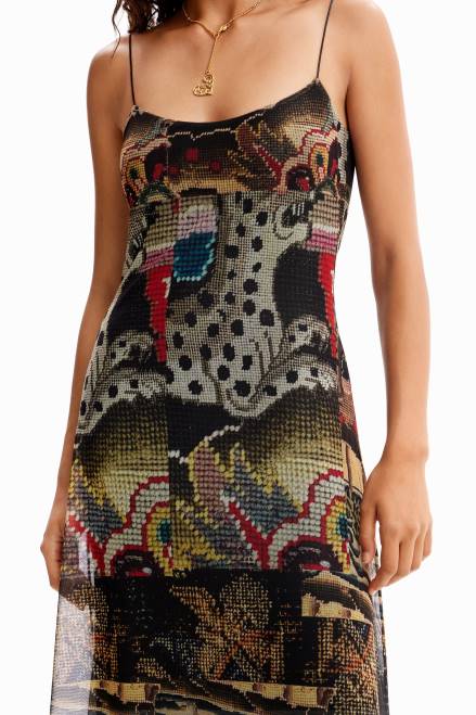 M. Christian Lacroix tapestry midi dress Desigual Women 2ZPR91 Clothing