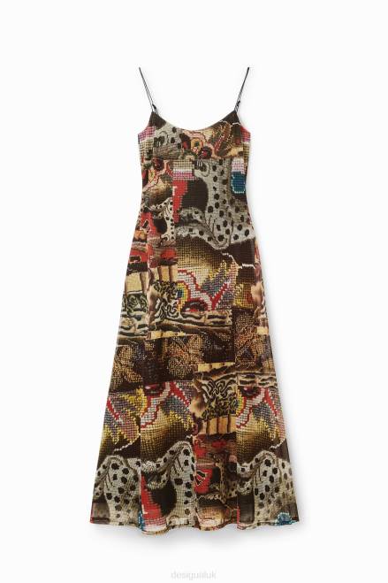 M. Christian Lacroix tapestry midi dress Desigual Women 2ZPR91 Clothing