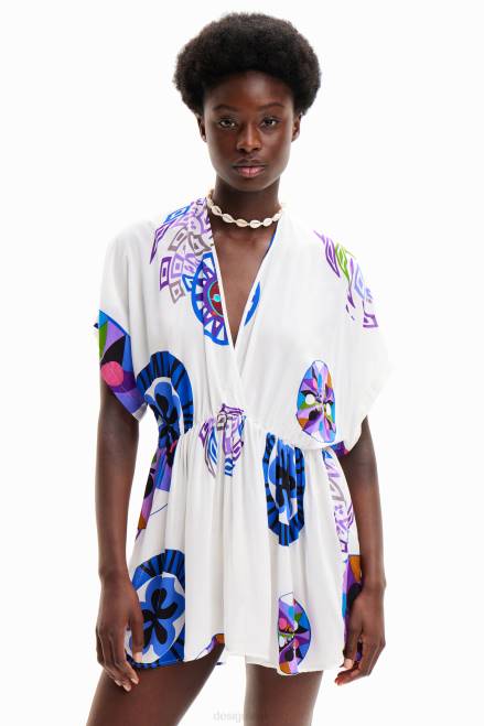 M. Christian Lacroix tunic dress Desigual Women 2ZPR966 Clothing