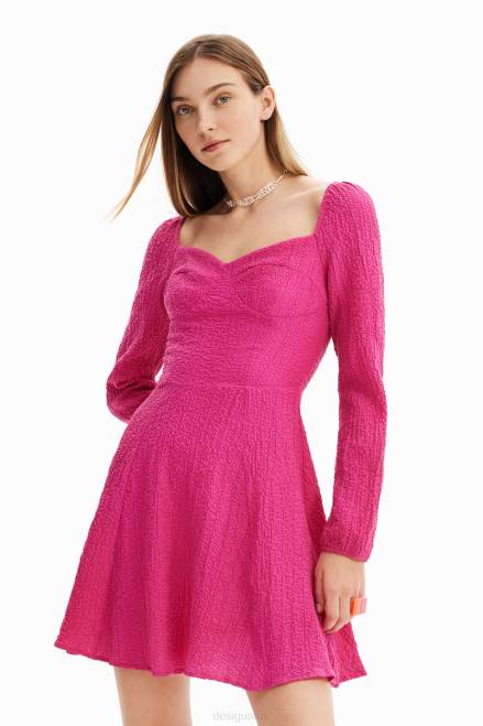 Short slim A-line dress Desigual Women 2ZPR549 Clothing