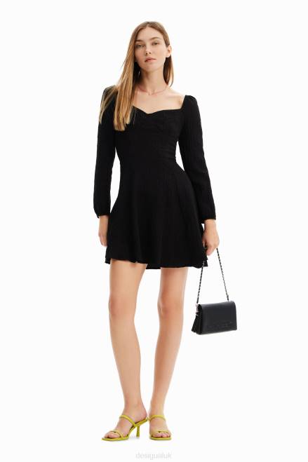 Short slim A-line dress Desigual Women 2ZPR557 Clothing