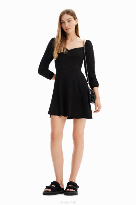 Short slim A-line dress Desigual Women 2ZPR557 Clothing