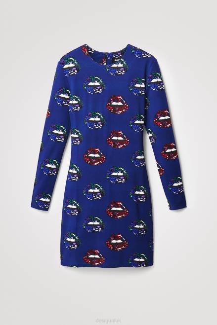 Slim short lips dress Desigual Women 2ZPR346 Clothing